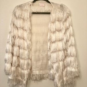 Boutique fringe jacket